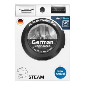 Bosch 9 kg, Anti Stain & AI Active Water+ Fully Automatic Front Loading Washing Machine